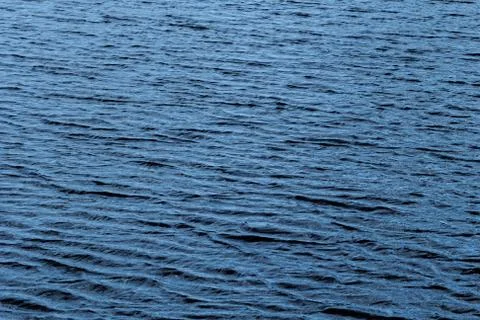 Blue water surface Stock Photos