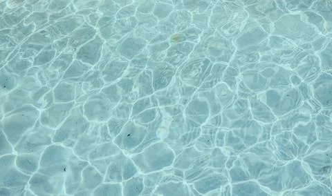 Blue water surface Stock Photos