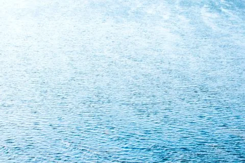 Blue water surface Stock Photos