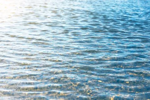 Blue water surface Foto stock