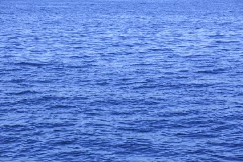 Blue water surface Stock Photos