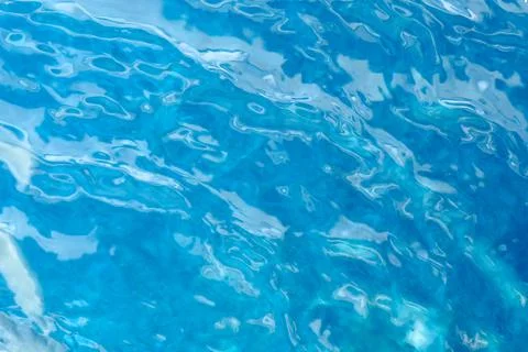 Blue water surface. Stock Photos