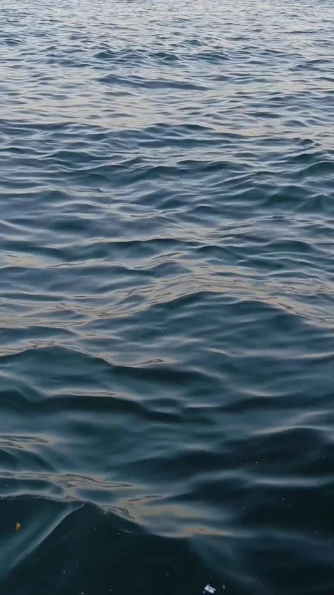 Blue water surface. ripple of the sea Stock Footage 276944909