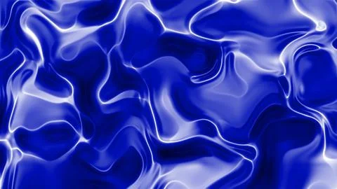 Blue water surface texture with flowing ripple patterns and glossy look, pe.. Stock Illustration