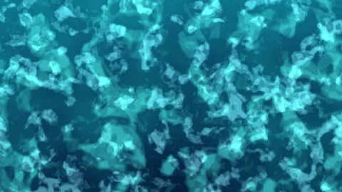 Blue water texture background animation loop, fluid wave surface Stock Footage 347198763