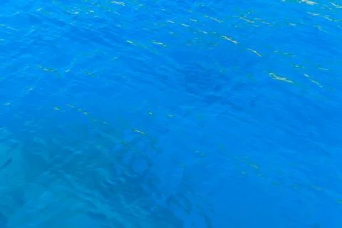 Blue water texture background. Surface of the sea Stock Photos