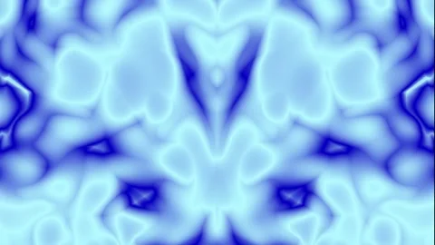 Blue Water Texture Motion Graphics Neon Lights Abstract Animation Stock Footage 290081668