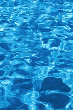 Blue water texture Stock Photos