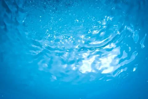 Blue water texture Stock Photos