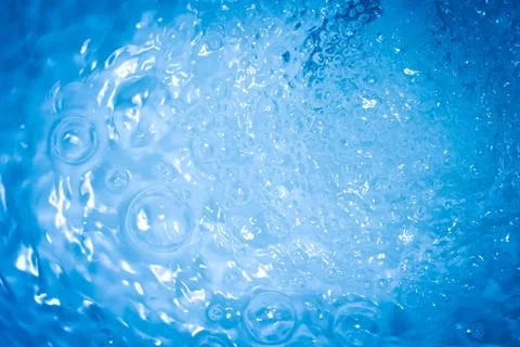Blue water texture Stock Photos