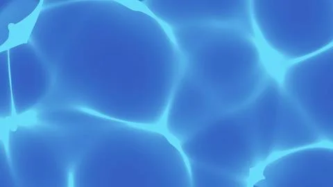 Blue Water Underwater Surface With Light Reflections And Ripples Stock Illustration