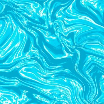 Blue water vector background. Abstract hand paint square stain backdrop Illustrazione stock
