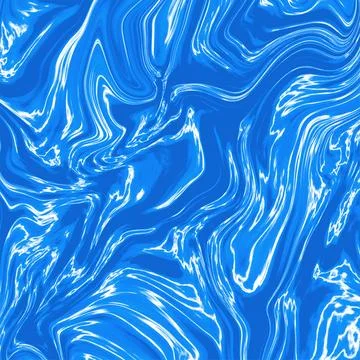 Blue water vector background. Abstract hand paint square stain backdrop Stock Illustration