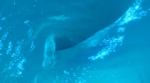 Blue Water Wave Stock Footage