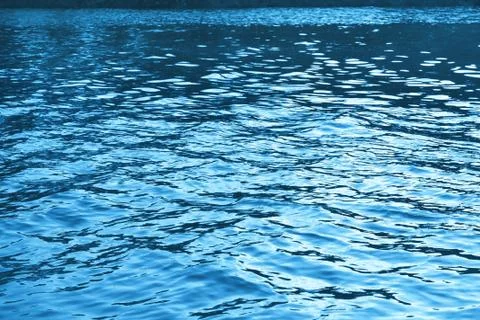 Blue water wave Foto stock