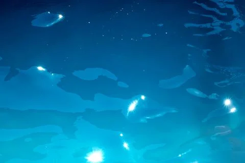 Blue water wave texture background. Rippled water. Shiny purple and blue wate Stock Photos