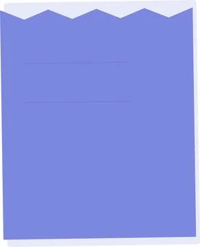 Blue water waves with calm surface Stock Illustration