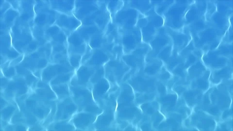 Blue water waves flow with light reflections and ripples. Clear sea water Stock Footage 312278782