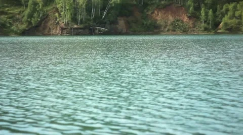 Blue water waves Stock Footage 66527785