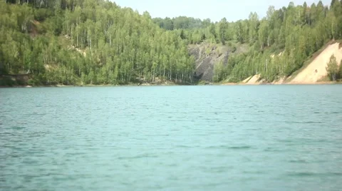 Blue water waves Stock Footage 66527787