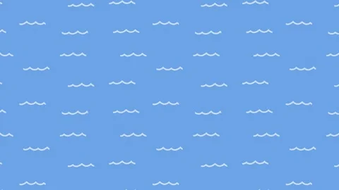 Blue Water Waves Pattern background stock Stock Footage 340471699