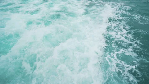 Blue water waves surface, beautiful background Stock Footage 145245560