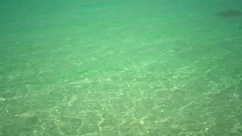 Blue water waves surface, beautiful background with copy space. Fresh drinking Stock Footage 162044342