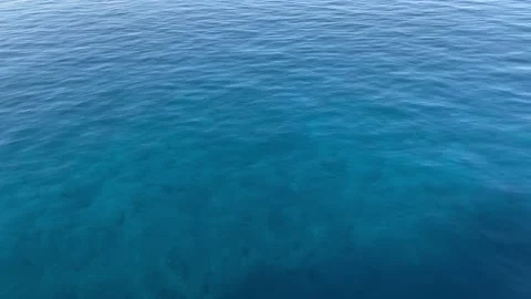 Blue water waves surface, beautiful background with copy space. Ariel view sea Stock Footage 166808974