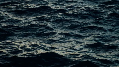 Blue water waves surface, beautiful background with copy space. Stock Footage 191848920