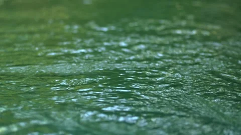 Blue water waves surface close up in swimming pool, background with copy space. Stock Footage 252116513