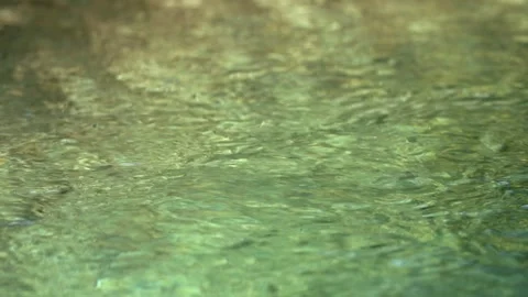 Blue water waves surface close up in swimming pool, background with copy space. Stock Footage 252382690
