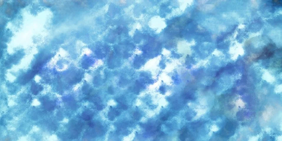 Blue watercolor abstract pattern background. Illustration Illustrazione stock