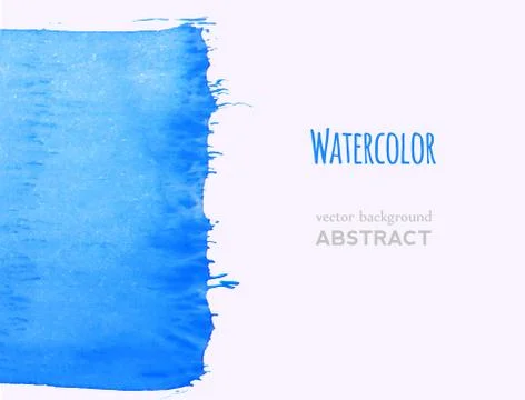 Blue watercolor background Stock Illustration
