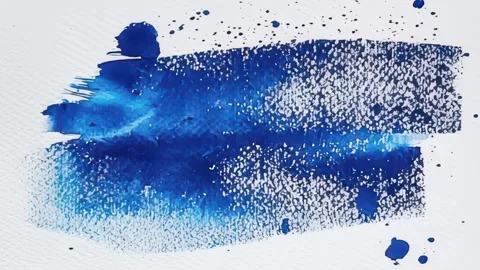 Blue Watercolor Splash Texture Background Seamless Loop Видео 328305440