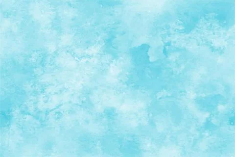 Blue watercolor vector background. Abstract hand paint square stain backdrop Stock Illustration
