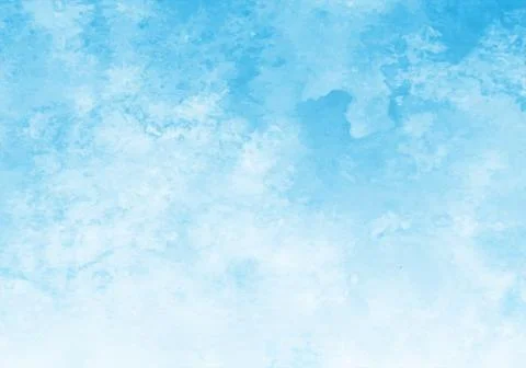 Blue watercolor vector background. Abstract hand paint square stain backdrop. Stock Illustration