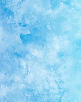 Blue watercolor vector background. Abstract hand paint square stain backdrop. Stock Illustration