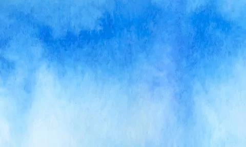 Blue watercolor vector background. Abstract hand paint square stain backdrop. Illustrazione stock