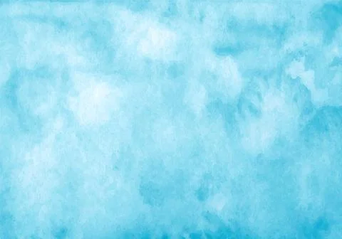 Blue watercolor vector background. Abstract hand paint square stain backdrop Stock Illustration