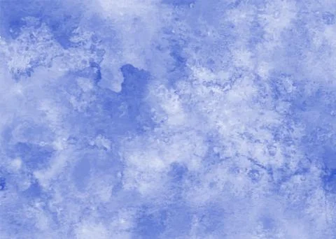 Blue watercolor vector background. Abstract hand paint square stain backdrop 스톡 일러스트