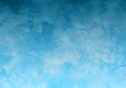 Blue watercolor vector background. Abstract hand paint square stain backdro.. Stock Illustration