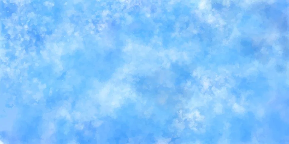 Blue watercolor vector background. Abstract hand paint square stain backdrop Stock Illustration
