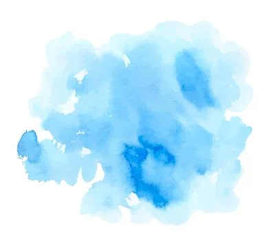 Blue watercolor vector texture Stock Illustration