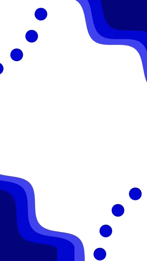 Blue Wave Abstract Border Background Loop Stock Footage 341993410