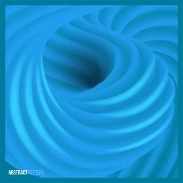 Blue wave abstract pattern. Vector design element. Stock Illustration