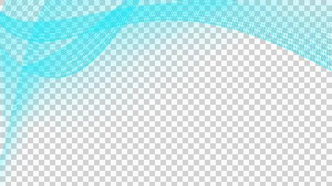 Blue wave abstract transparent Stock Illustration