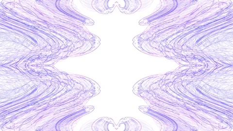 Blue wave abstraction lines on a white background 库存影片 265028027