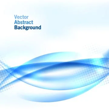 Blue wave background with halftone. 스톡 일러스트