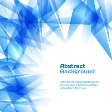 Blue wave background with halftone. Stock Illustration