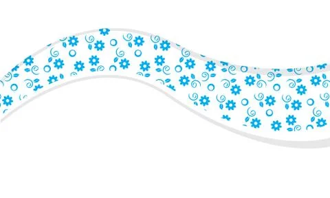 Blue wave background Stock Illustration